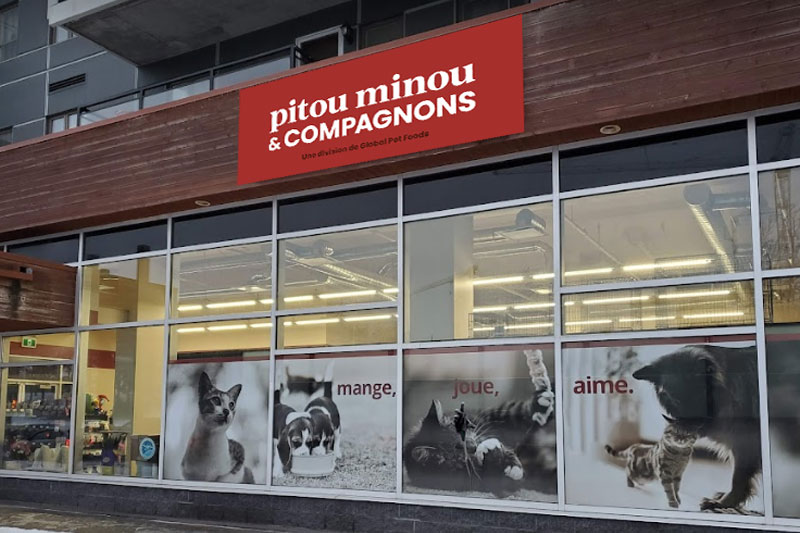 Exterior view of a franchise Montreal, Quebec | PITOU MINOU & COMPAGNONS